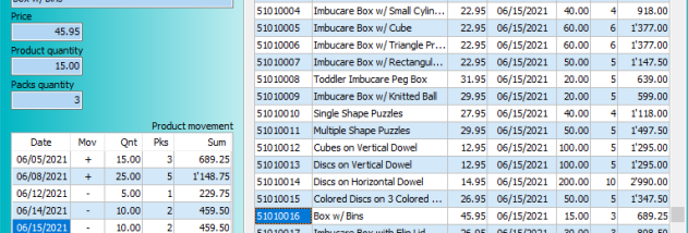 Storecalc screenshot