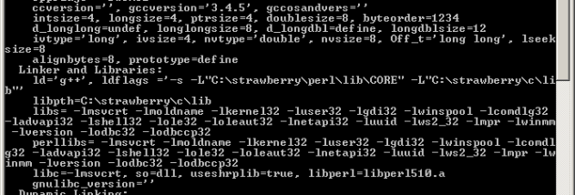 Strawberry Perl screenshot