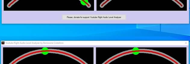 Streaming Right Audio Level Peak Analyze screenshot