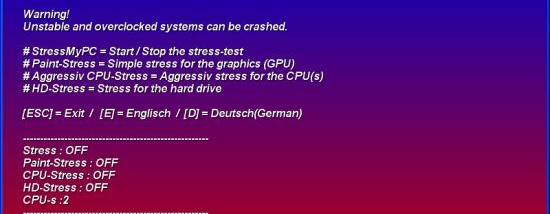 StressMyPC screenshot