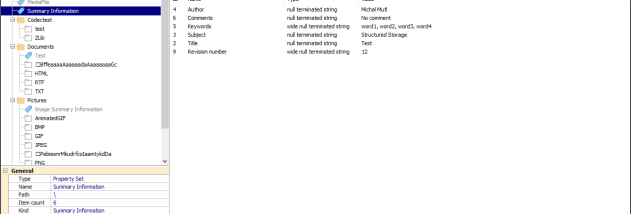 Structured Storage Viewer screenshot