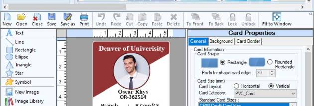 Student Id Badge Making Utility screenshot