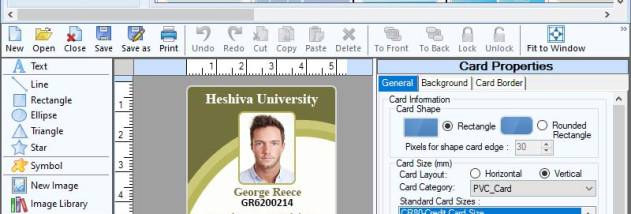 Student ID Card Data Managing Software screenshot