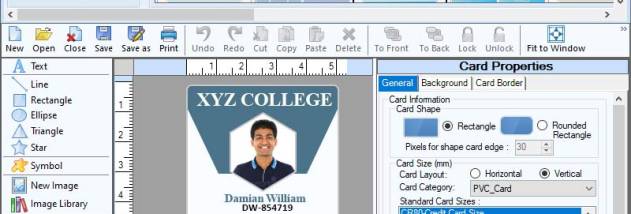 Student ID Card Generator Tool screenshot