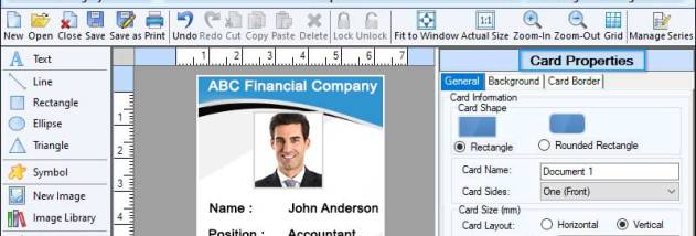 Student ID Card Maker Software screenshot