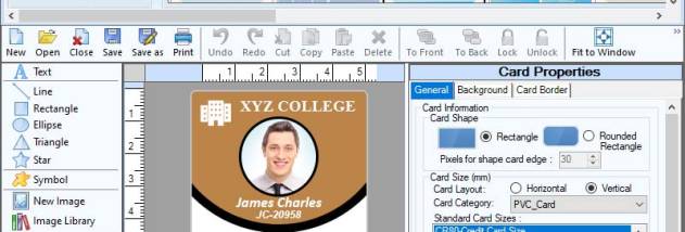 Student ID Card Maker Software screenshot