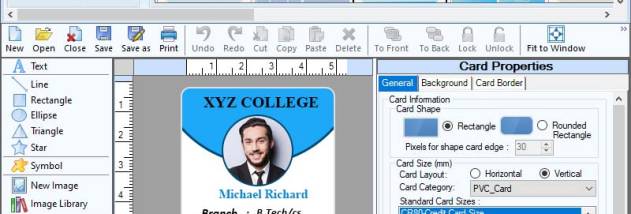 Student ID Label Maker Tool screenshot