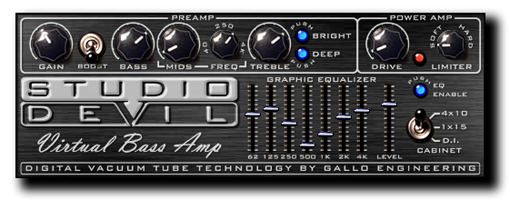 Studio Devil Virtual Bass Amp screenshot