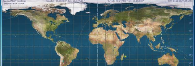 Sun and Moon World Map screenshot