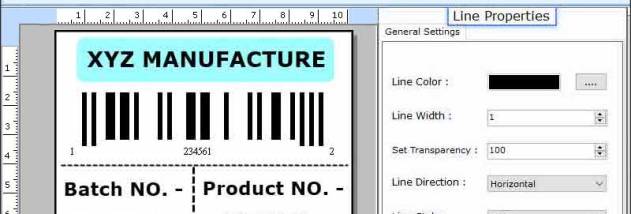 Supply and Packaging Barcode Label Tool screenshot