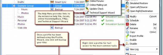 SyncBack Pro screenshot