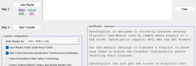 SyncPlaylist screenshot