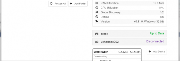 SyncTrayzor screenshot
