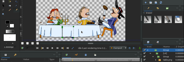 Synfig Studio screenshot