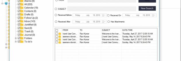 SysBud NSF to PST Converter screenshot