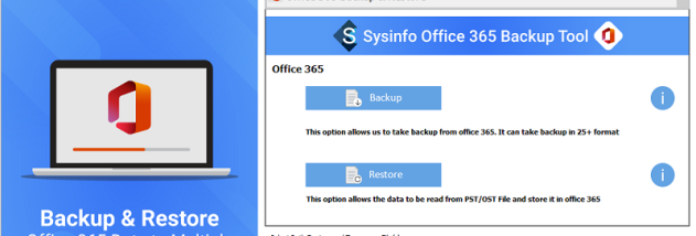 Sysinfo Office 365 Tenant to Tenant Migration Tool screenshot