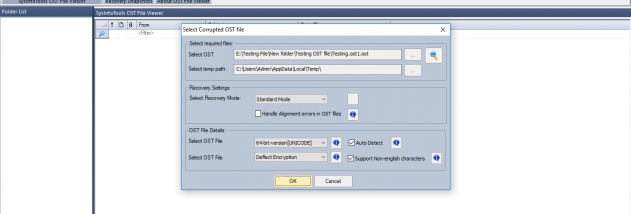 SysInfo OST Viewer screenshot