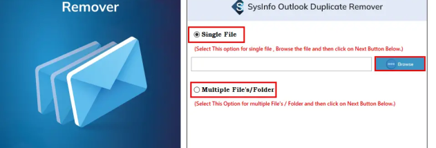 Sysinfo Outlook Duplicate Remover screenshot