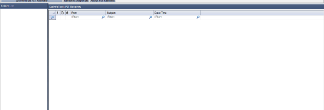 Sysinfo PST File Recovery screenshot