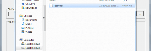 Sysinfo VHDX Recovery Software screenshot