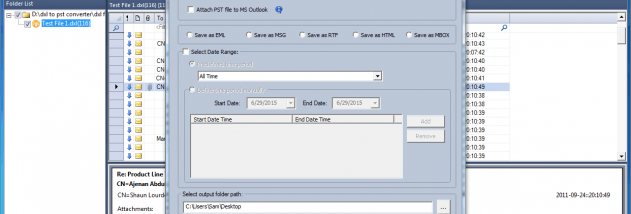 SysInfoTools DXL to PST Converter screenshot