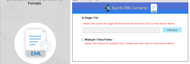 SysInfoTools EML Converter screenshot