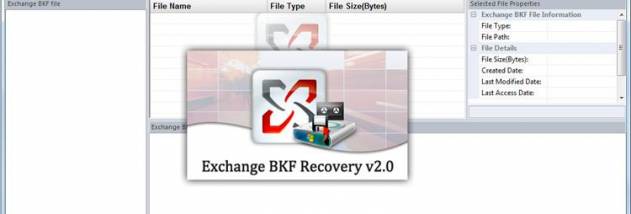 SysInfoTools Exchange BKF Recovery screenshot