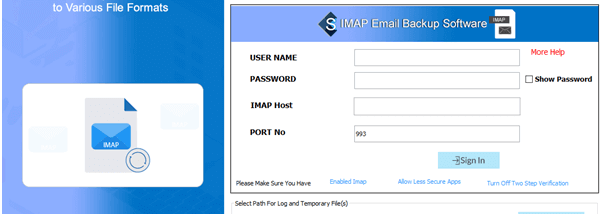 SysInfoTools IMAP Email Backup Software screenshot