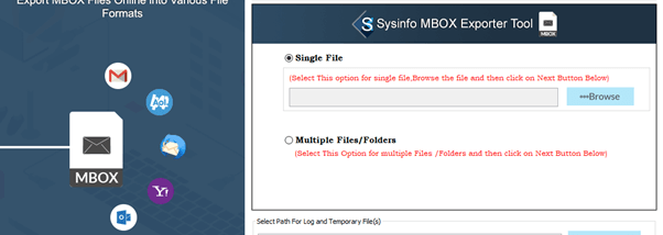 Sysinfo MBOX Exporter screenshot