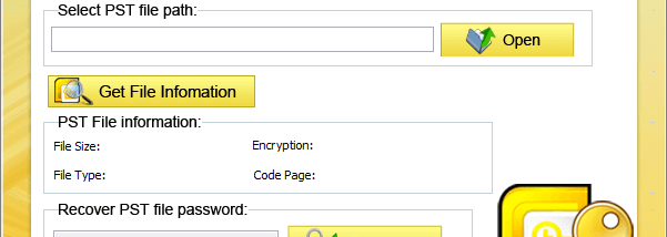 SysInfoTools Outlook Password Recovery screenshot