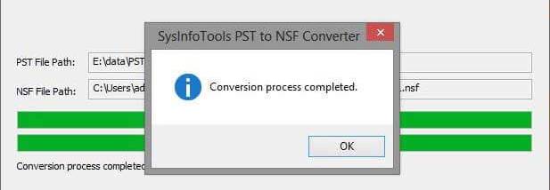 SysInfoTools Outlook to Lotus Notes Converter screenshot
