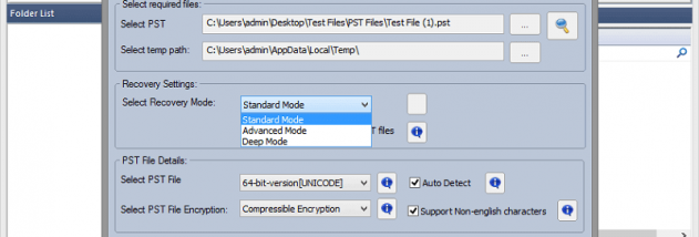 SysInfoTools PST Recovery screenshot