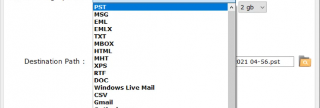 SysKare MBOX to PST Converter screenshot