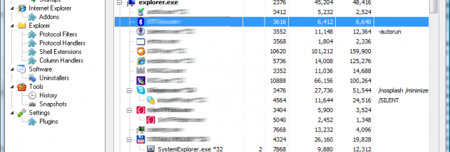 System Explorer screenshot