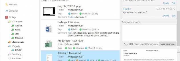 Tabbles Pro | Tag files and emails screenshot