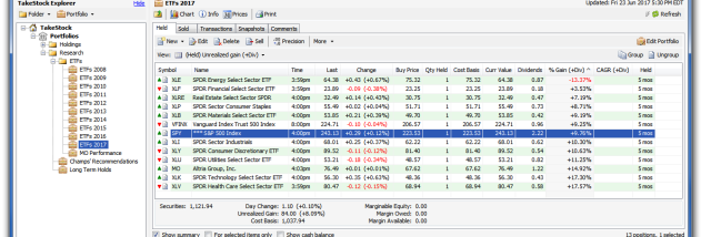 TakeStock screenshot
