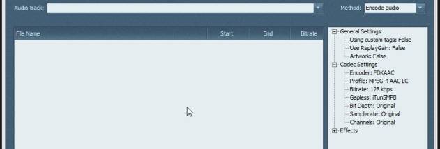 TAudioConverter screenshot