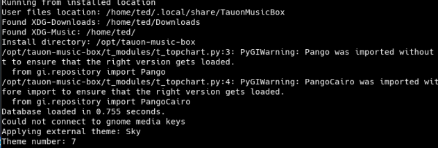 Tauon Music Box screenshot