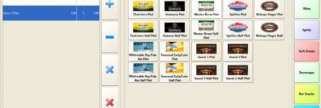 TavernerPOS screenshot