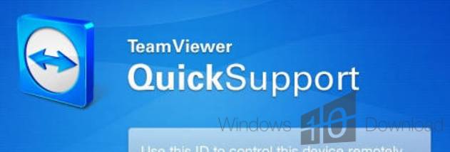 quick support teamviewer 10