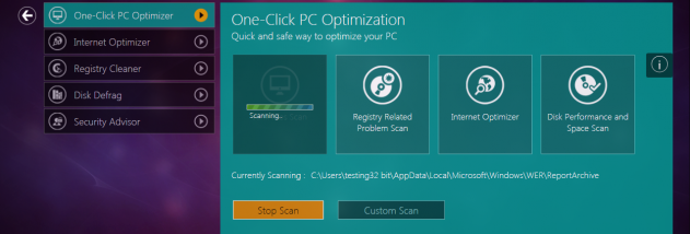 Techgenie Free PC optimizer screenshot