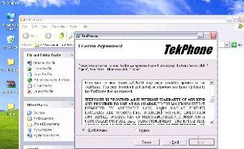 TekPhone screenshot