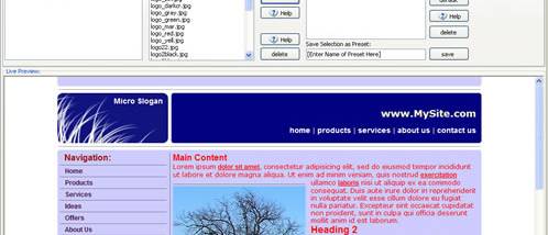 Template Shaker screenshot