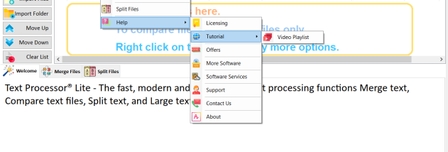 Text Processor Lite screenshot