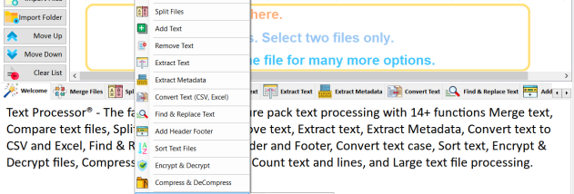 Text Processor screenshot