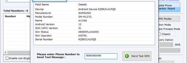 Text SMS Software Android screenshot