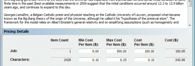 TexTally Professional Edition screenshot