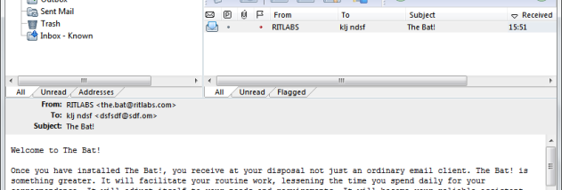 The Bat! Voyager screenshot