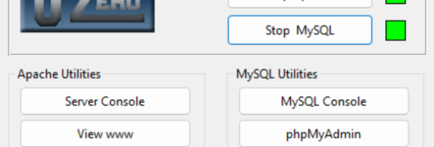 The Uniform Server screenshot