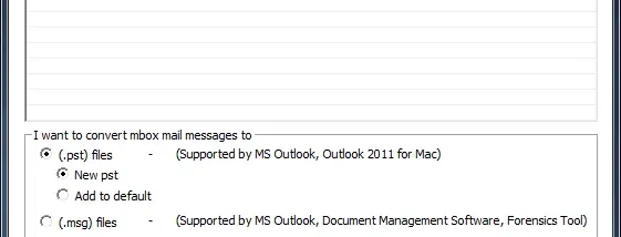 Thunderbird Converter Pro screenshot